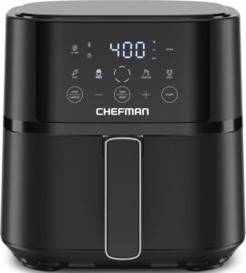 Chefman Air Fryer – 4 QT Compact Airfryer for Quick & Easy Meals in Minutes, Features Hi-Fry Technology for Extra Crisp